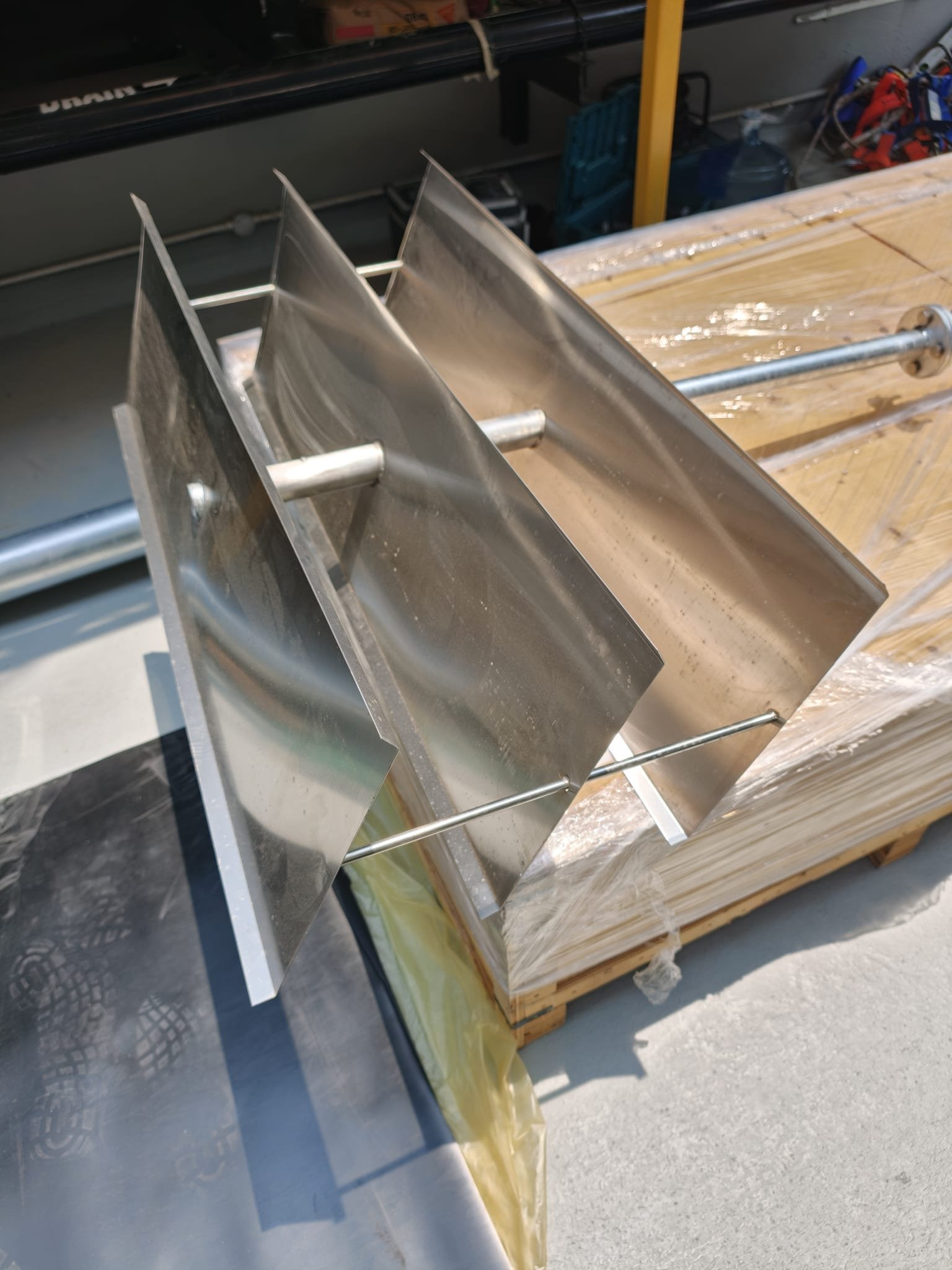 Cooling tower wind deflector engineering