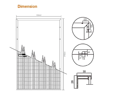 Solar Panel Features Diagram