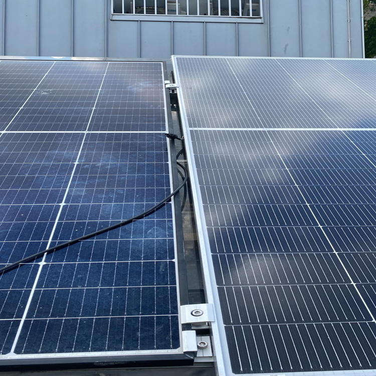 Solar Panel on rooftop